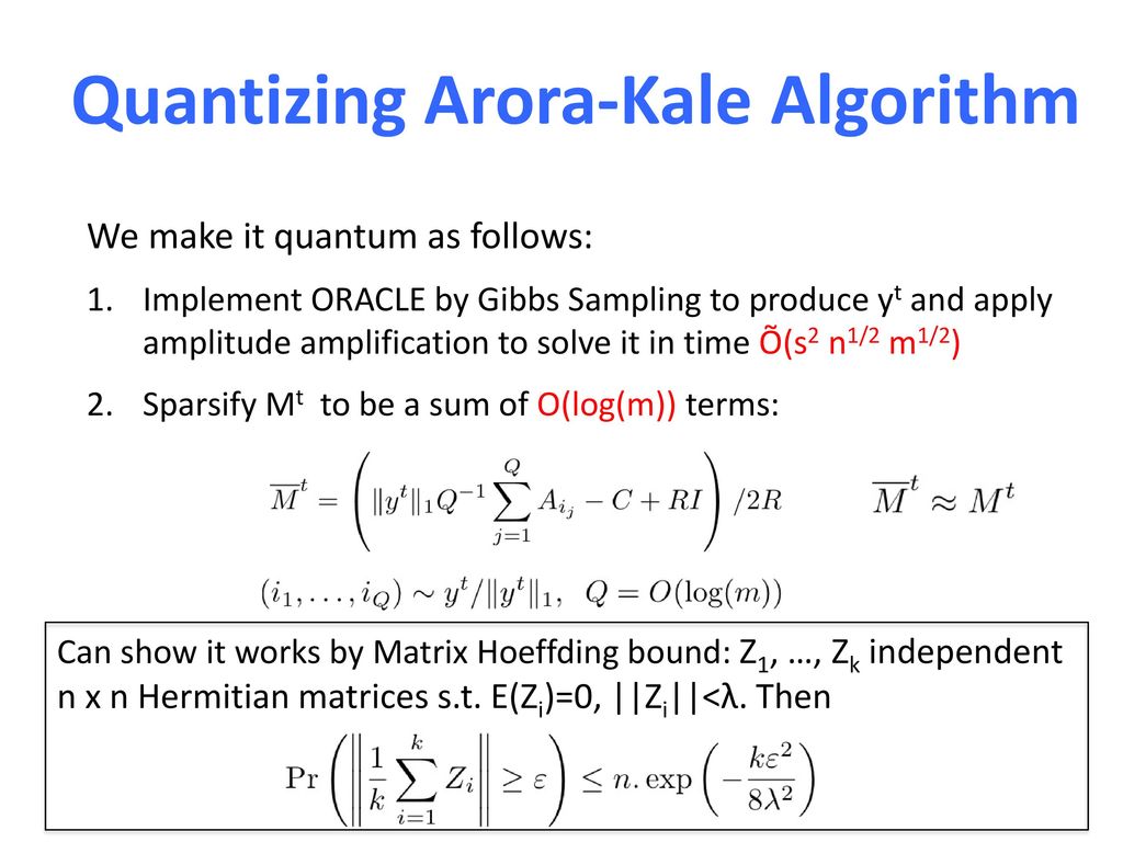 Quantum Gibbs Sampling Ppt Download