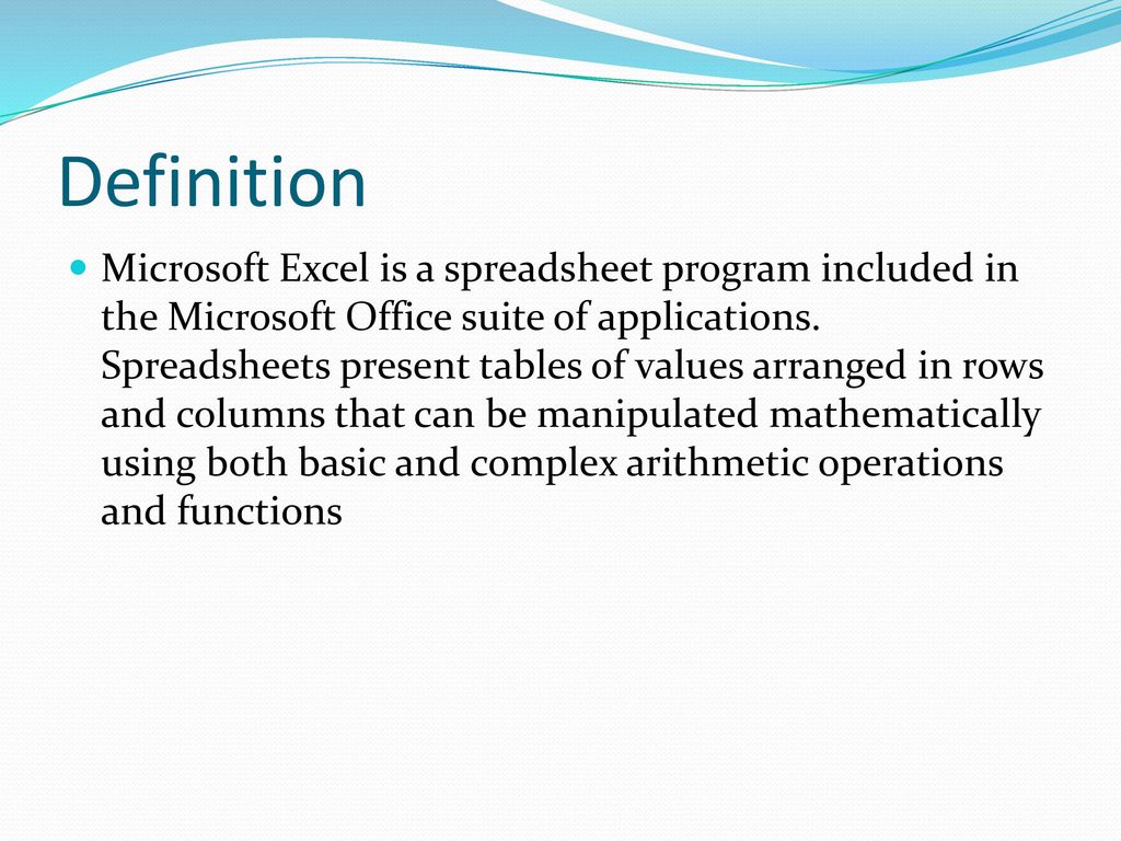 What is Excel? Meaning , Definition and Uses