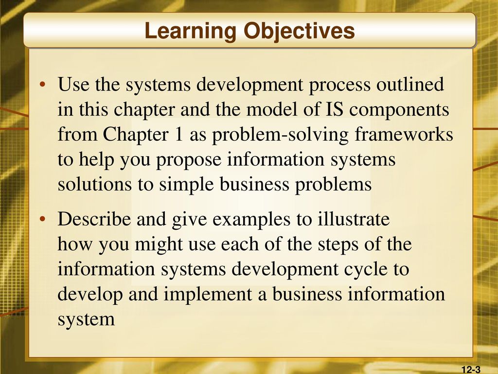 Developing Business/IT Solutions - ppt download
