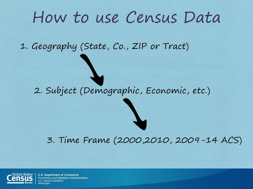 Census Demographic Data ppt download