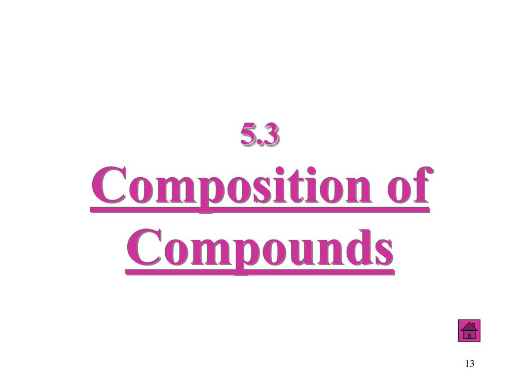 5.3 Composition of Compounds