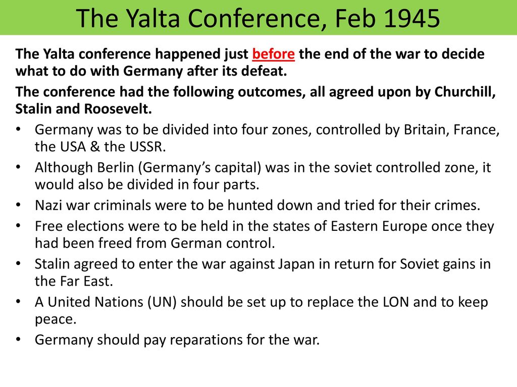 yalta agreement text