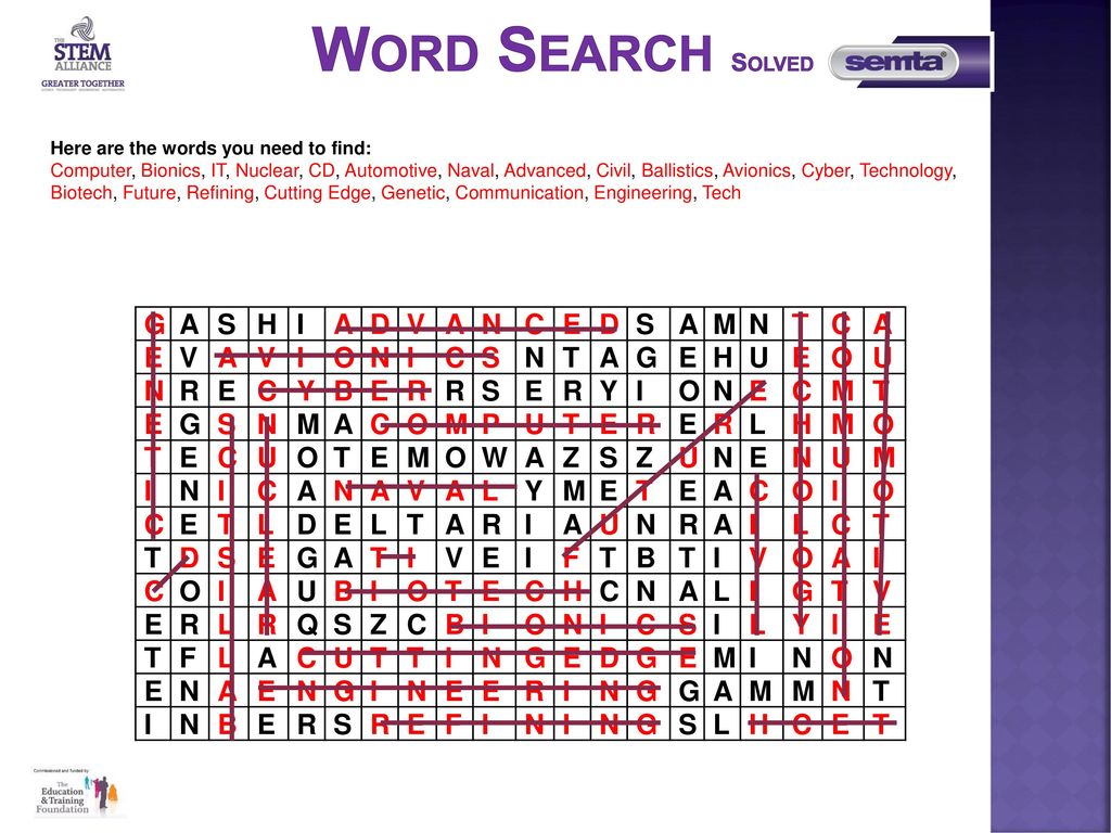 Learning Check Word Search Engineering Ppt Download
