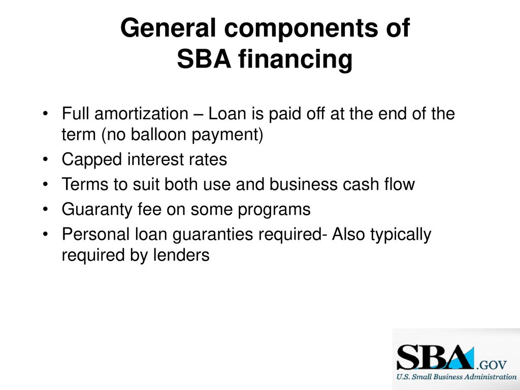 U s small business administration programs services ppt download