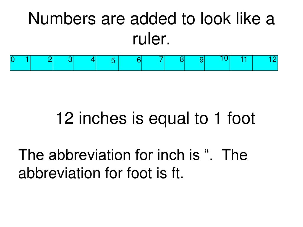 Measurement Inch, 1/2”, and ¼” - ppt download