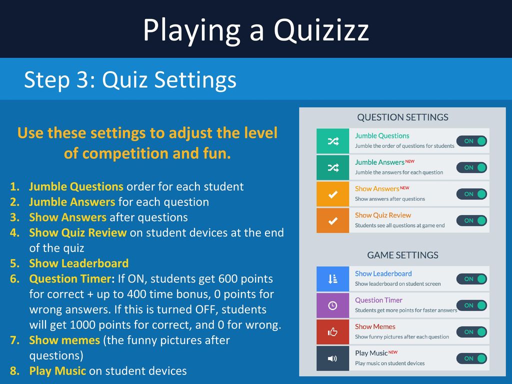 Quizizz & Quizlet for Student Engagement - ppt download