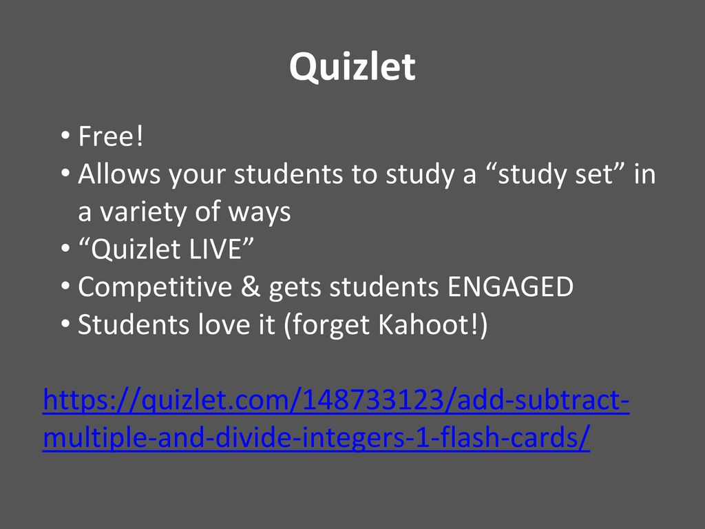 Quizizz & Quizlet for Student Engagement - ppt download