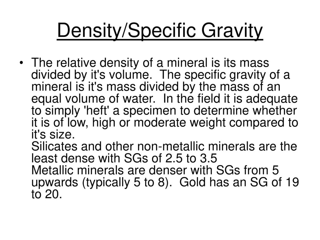 Minerals. - ppt download