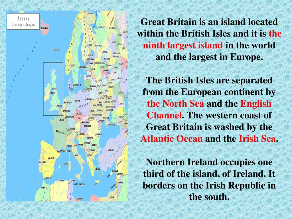 Great britain is an island