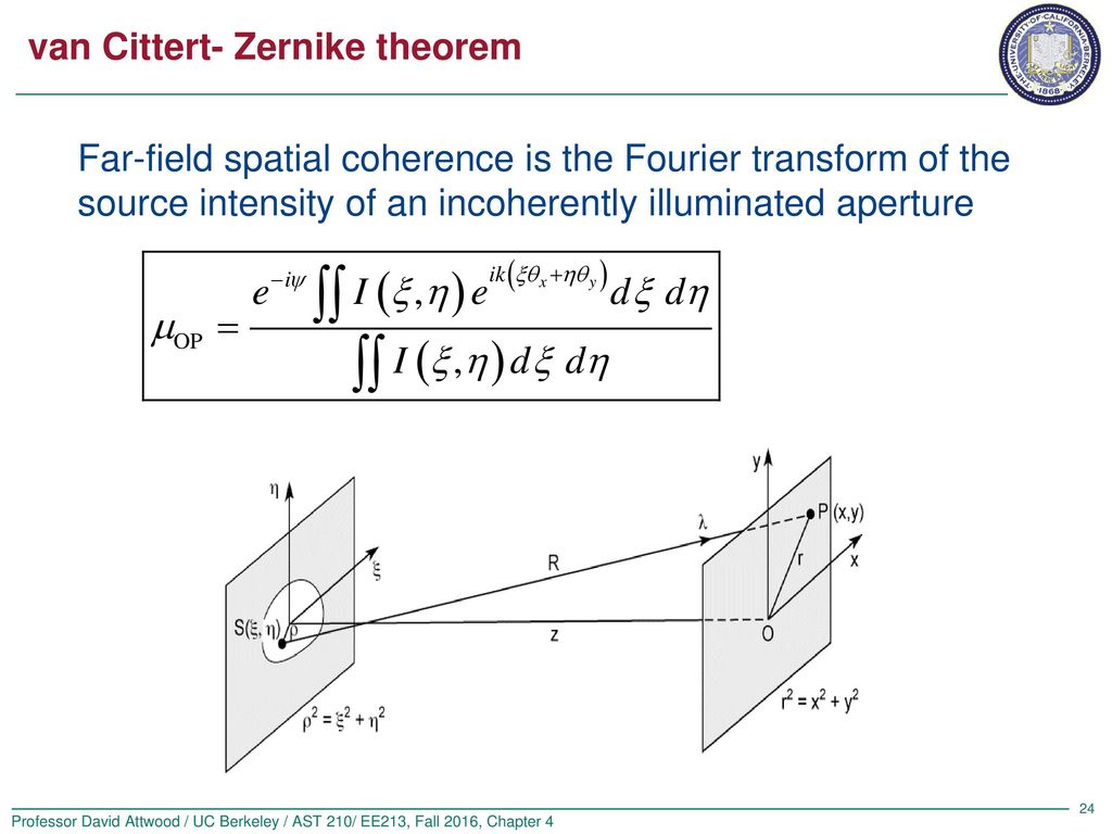 Spatial and Temporal Coherence at very short wavelengths - ppt download