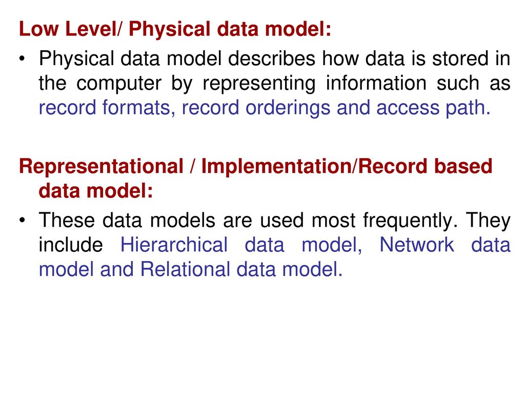 Architecture & Data Models - ppt download
