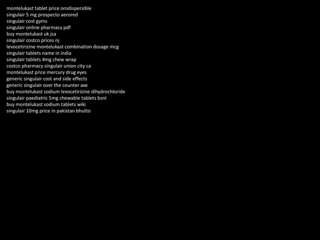 Can I Take 20mg Of Singulair High Off Citalopram Ppt Download