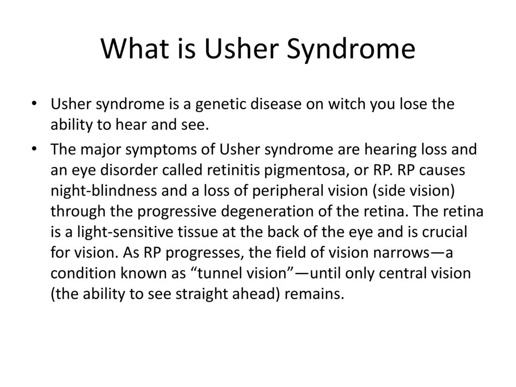 Usher syndrome