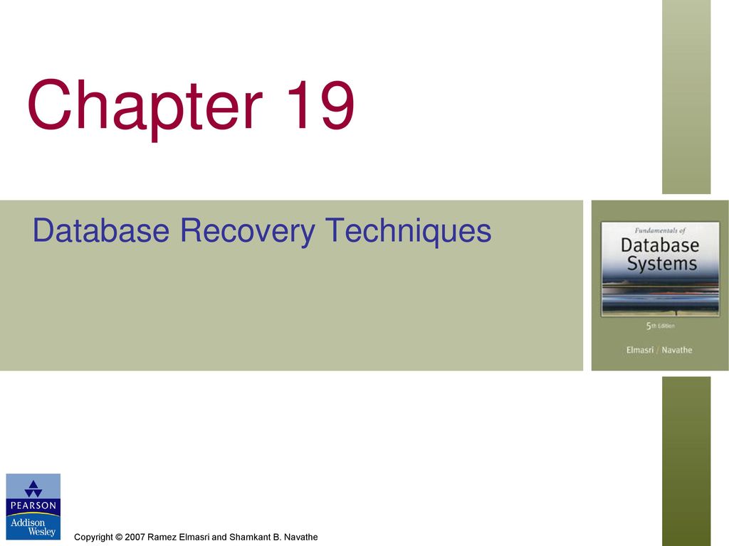 Database Recovery Techniques - Ppt Download