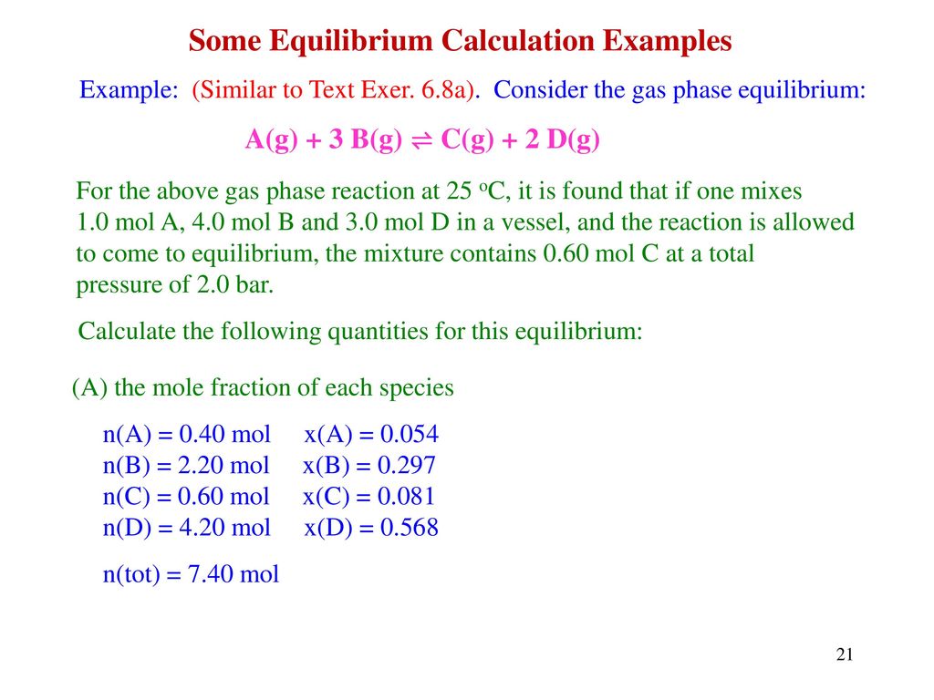 Chapter 6 Chemical Equilibrium Ppt Download