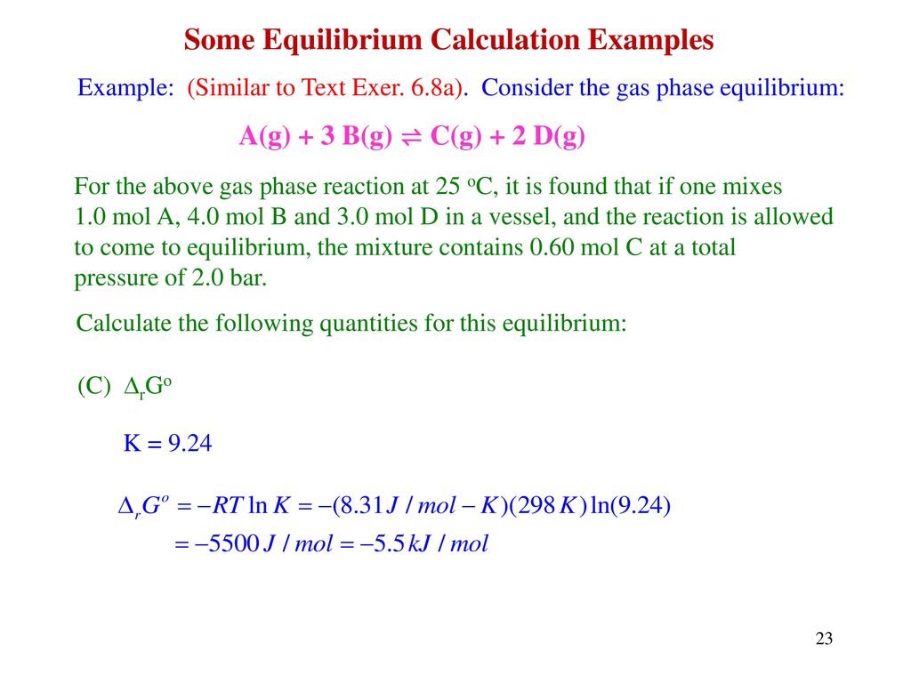 Chapter 6 Chemical Equilibrium Ppt Download