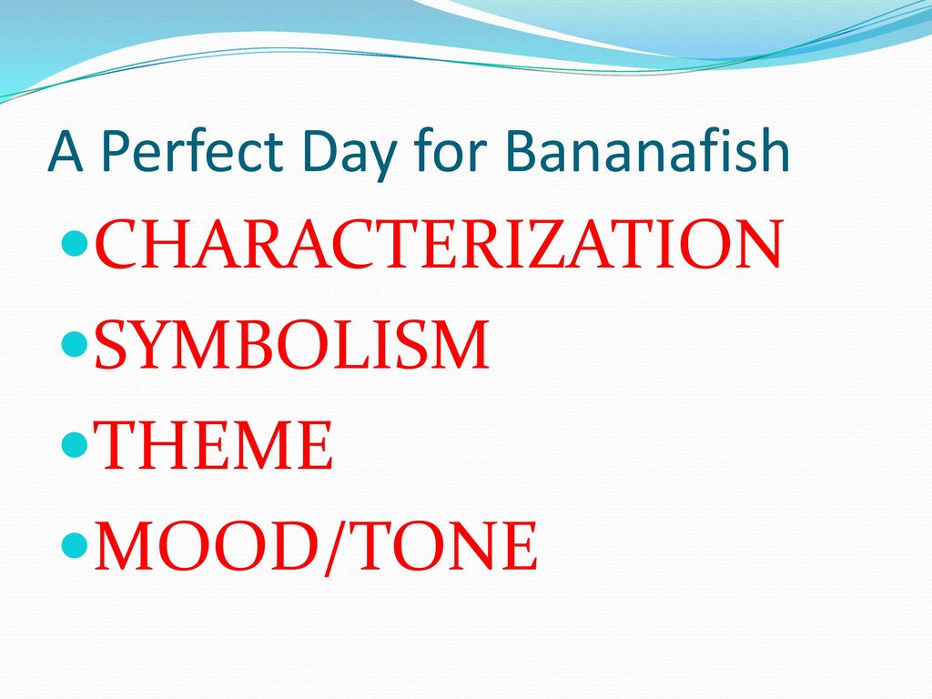 a perfect day for bananafish questions