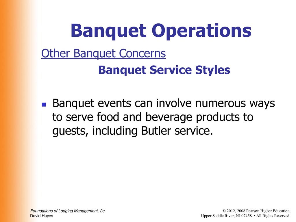 Banquet Service Styles