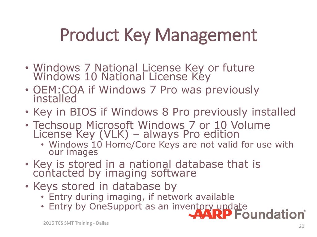 Product Key Management
