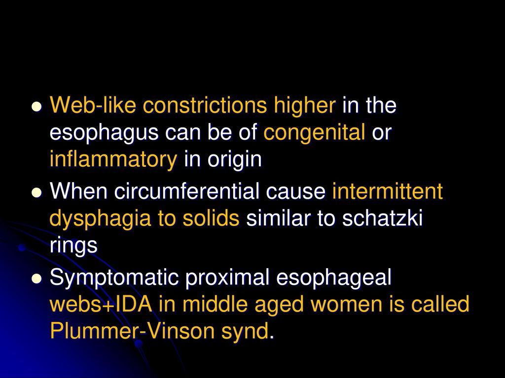 PDF) Recurrent Multiple Cervical Esophageal Webs: An Unusual Presentation  of Celiac Disease
