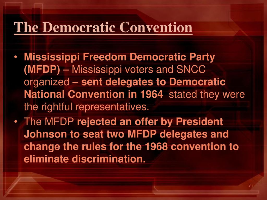 The Democratic Convention