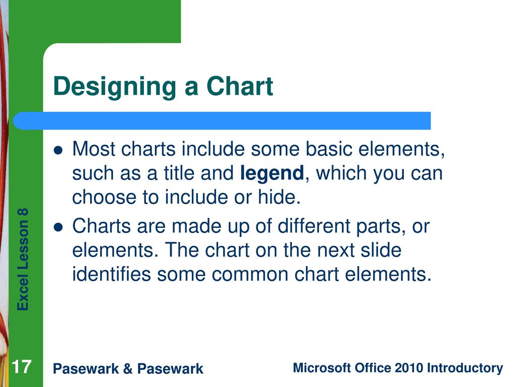 Charts Are Made Up Of Different Parts Or