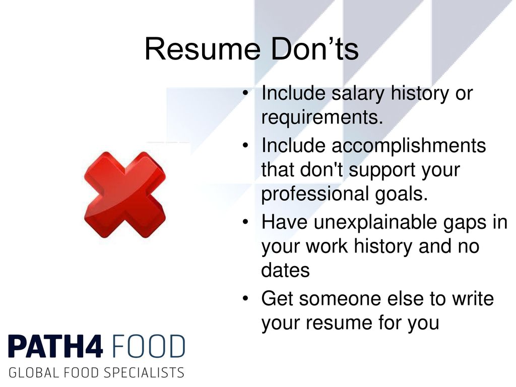 How to write a resume and cover letter - ppt download