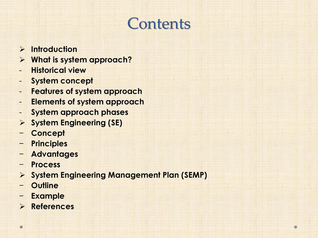 System Engineering Approach - Ppt Download