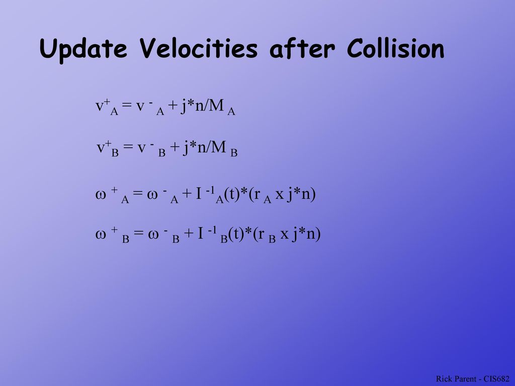 Collisions Collision Avoidance Force Fields Steer To Avoid Etc Ppt Download