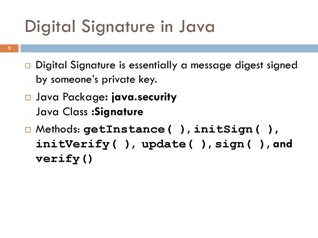 java for digital signature free