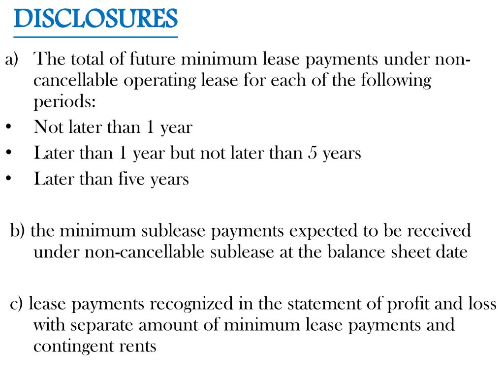 Leases accounting standard as ppt download