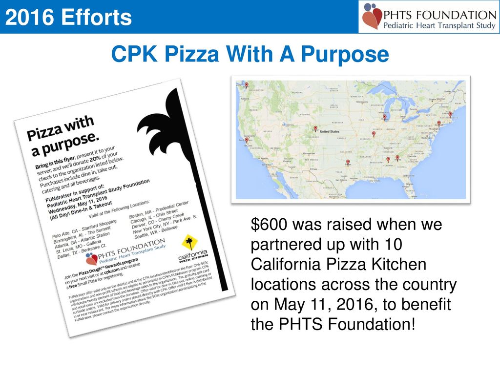 CPK Pizza With A Purpose