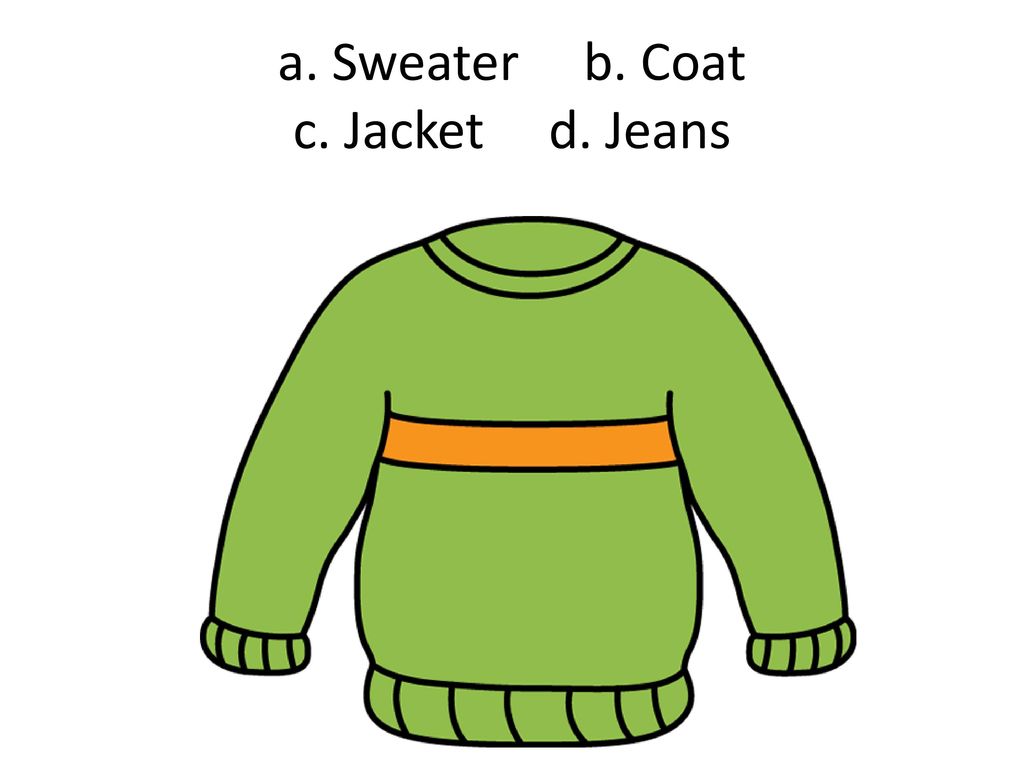 Что обозначает слово свитер