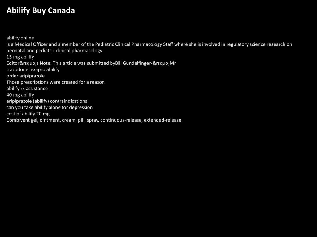 Order abilify from canada