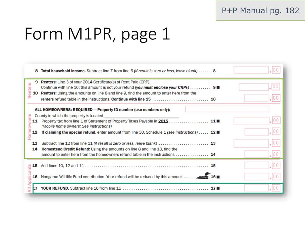 Basic C Minnesota Income And Property Tax Returns Tax Year Ppt Download