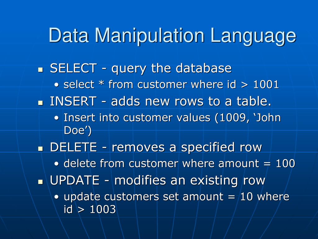Cs sql ppt download
