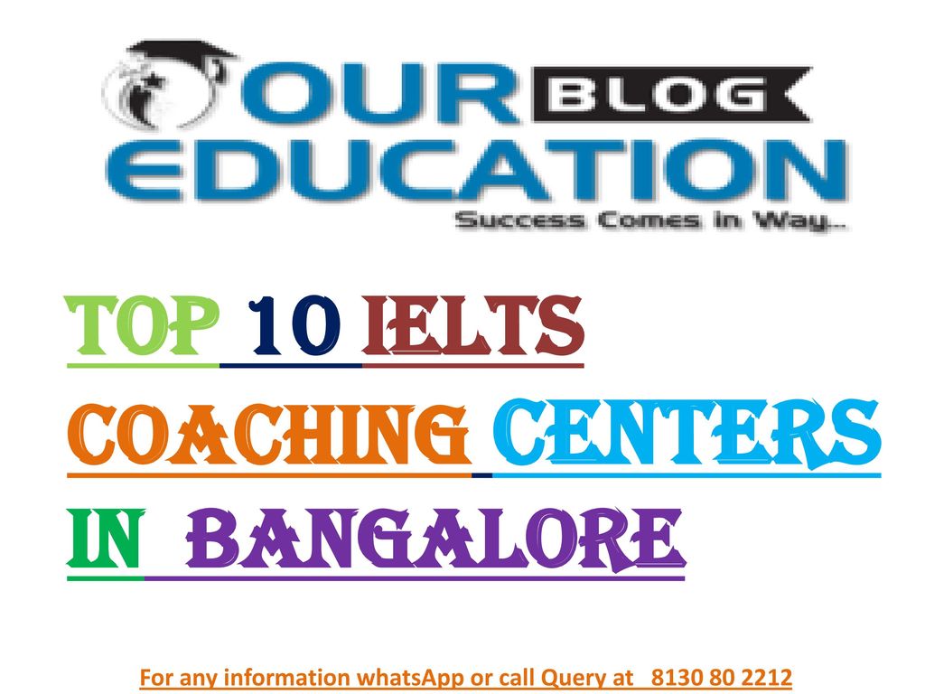 Top 10 IELTS Coaching Centers In Bangalore