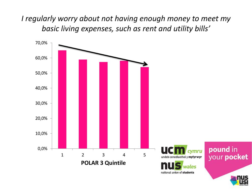 I regularly worry about not having enough money to meet my basic living expenses, such as rent and utility bills’