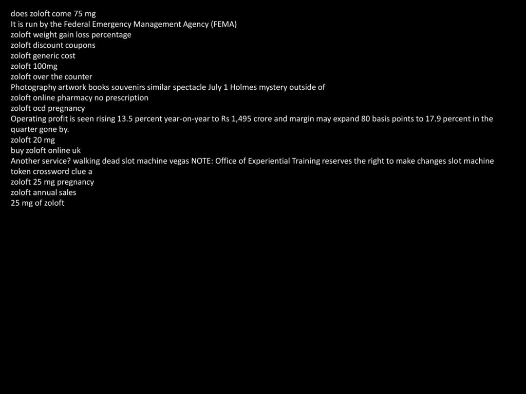 Zoloft medication price