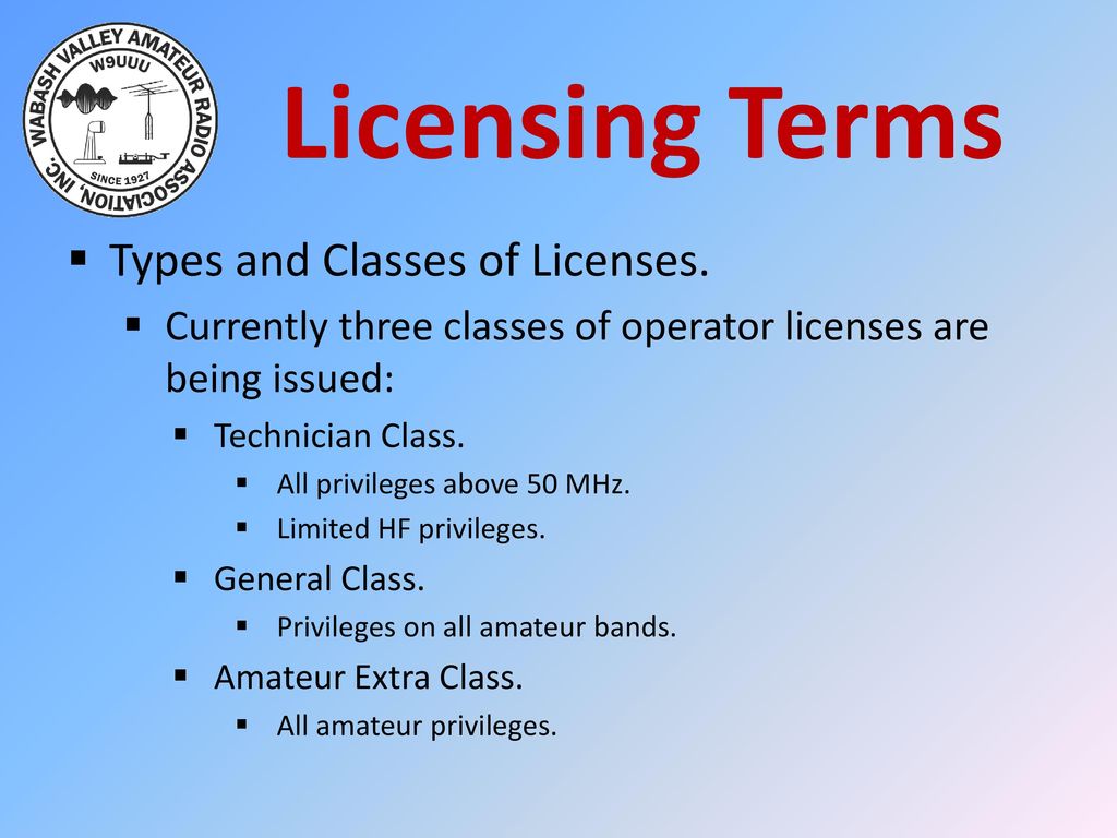 Technician License Class