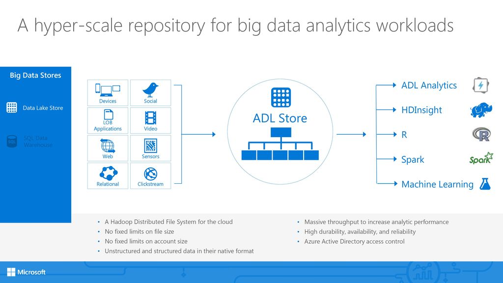 A hyper-scale repository for big data analytics workloads