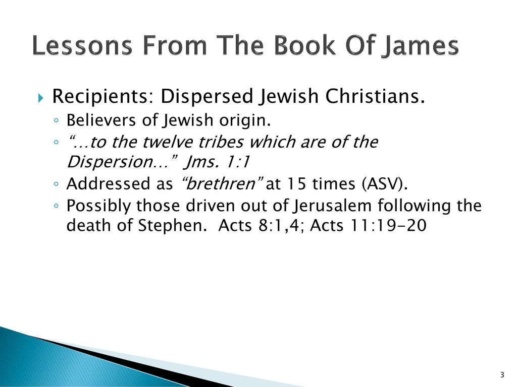lessons from book of james