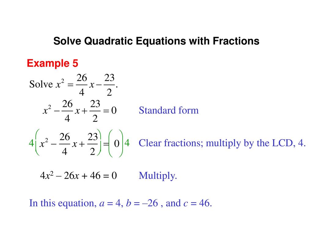 17 Quadratic Equations. - ppt download