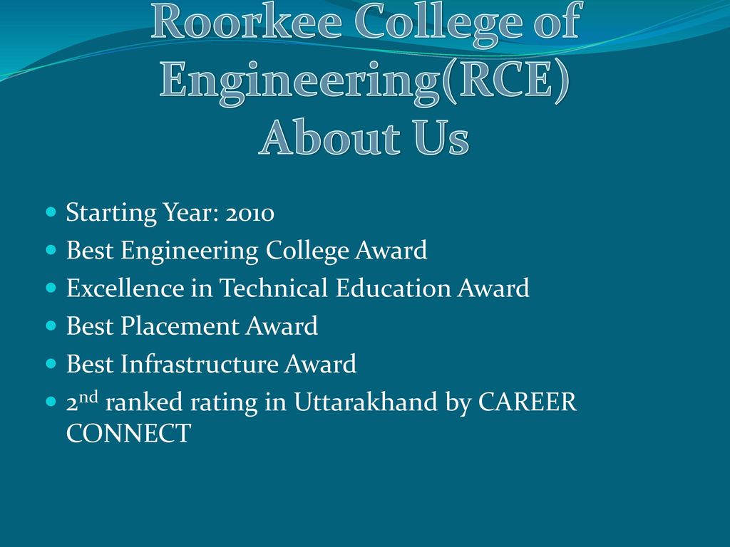 Roorkee College of Engineering(RCE) About Us