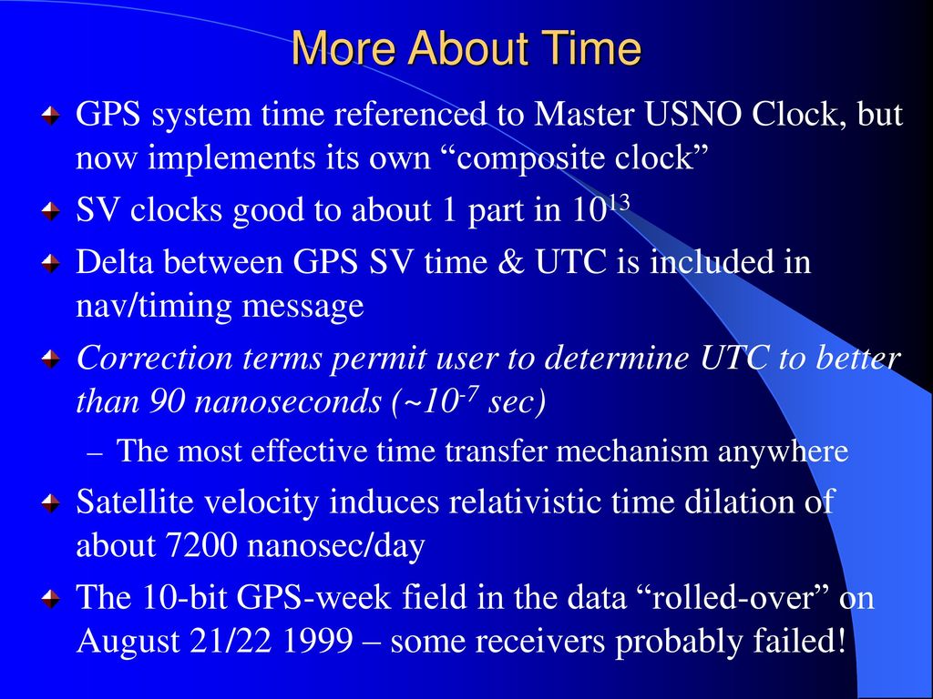 The global positioning system gps ppt download
