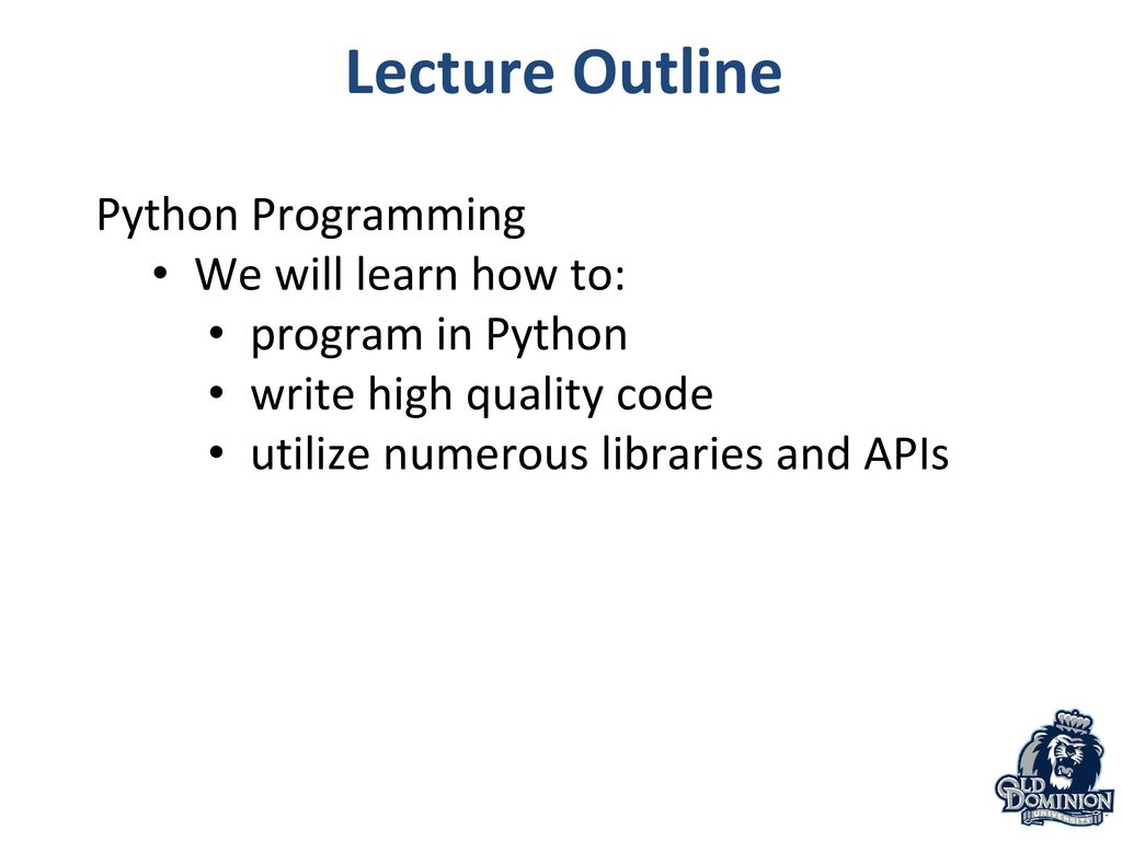Old Dominion University Department of Computer Science - ppt download