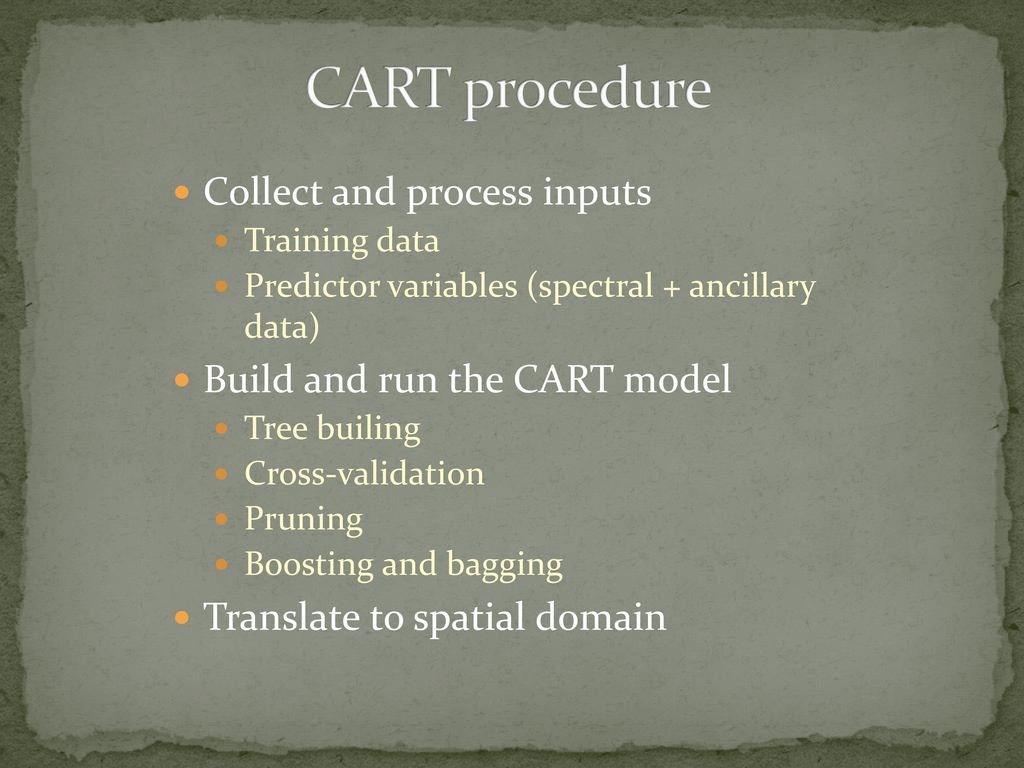 Classification and Regression Trees (CART) - ppt download