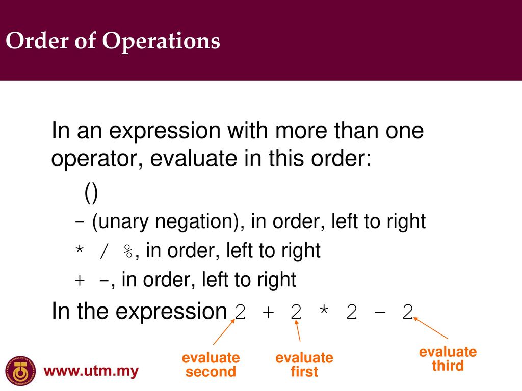 Arithmetic Expressions - ppt download