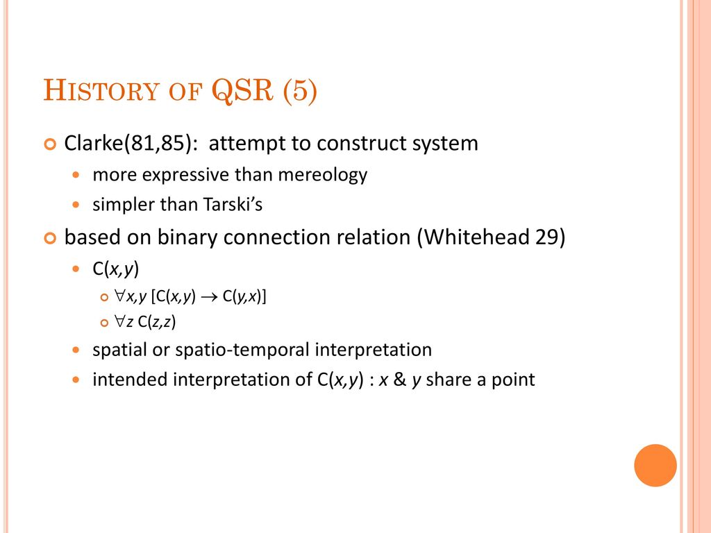 Qualitative Spatial Reasoning Ppt Download