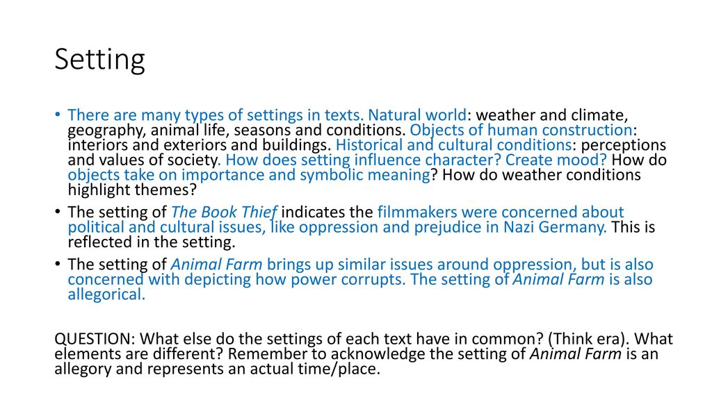 The Book Thief & Animal Farm - ppt download